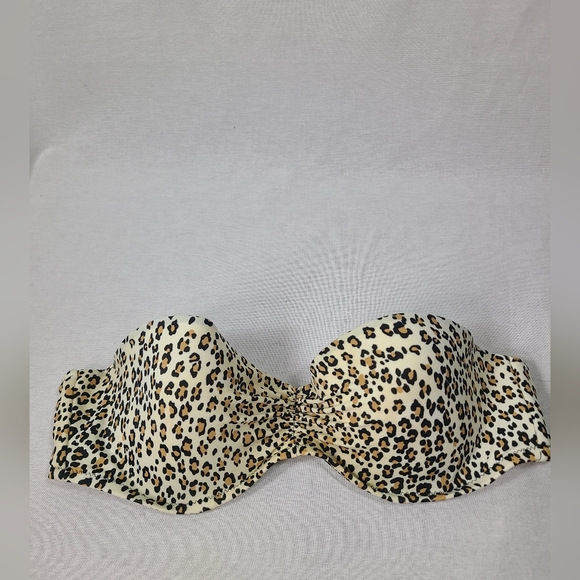 Victoria's Secret Other - Victorias secret leopard print bandeau swim top Size 36B